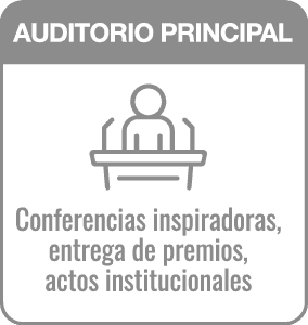 Auditorio principal gris martes