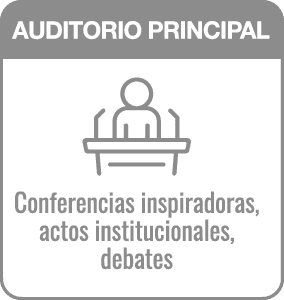 Auditorio principal gris lunes